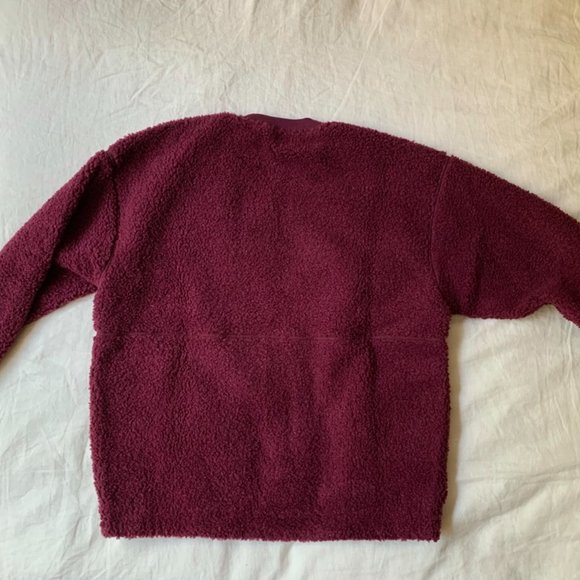 COS Magenta Oversized Fleece, Cozy and Gorgeous, Size M/L - Picture 5 of 6